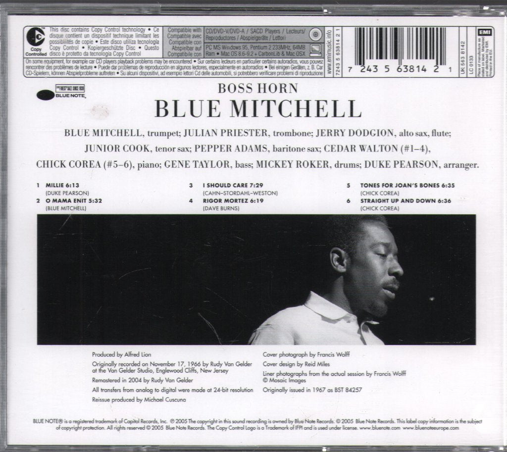 Blue Mitchell - Boss Horn - Cd