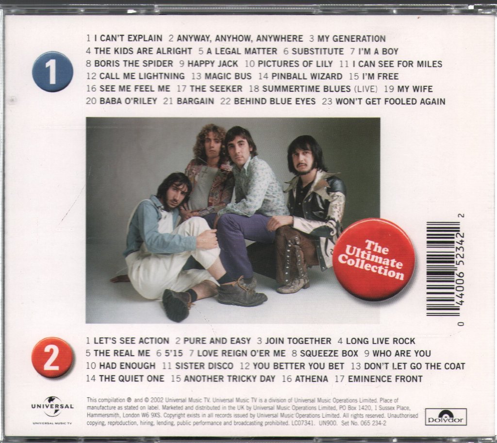 Who - Ultimate Collection - Double Cd