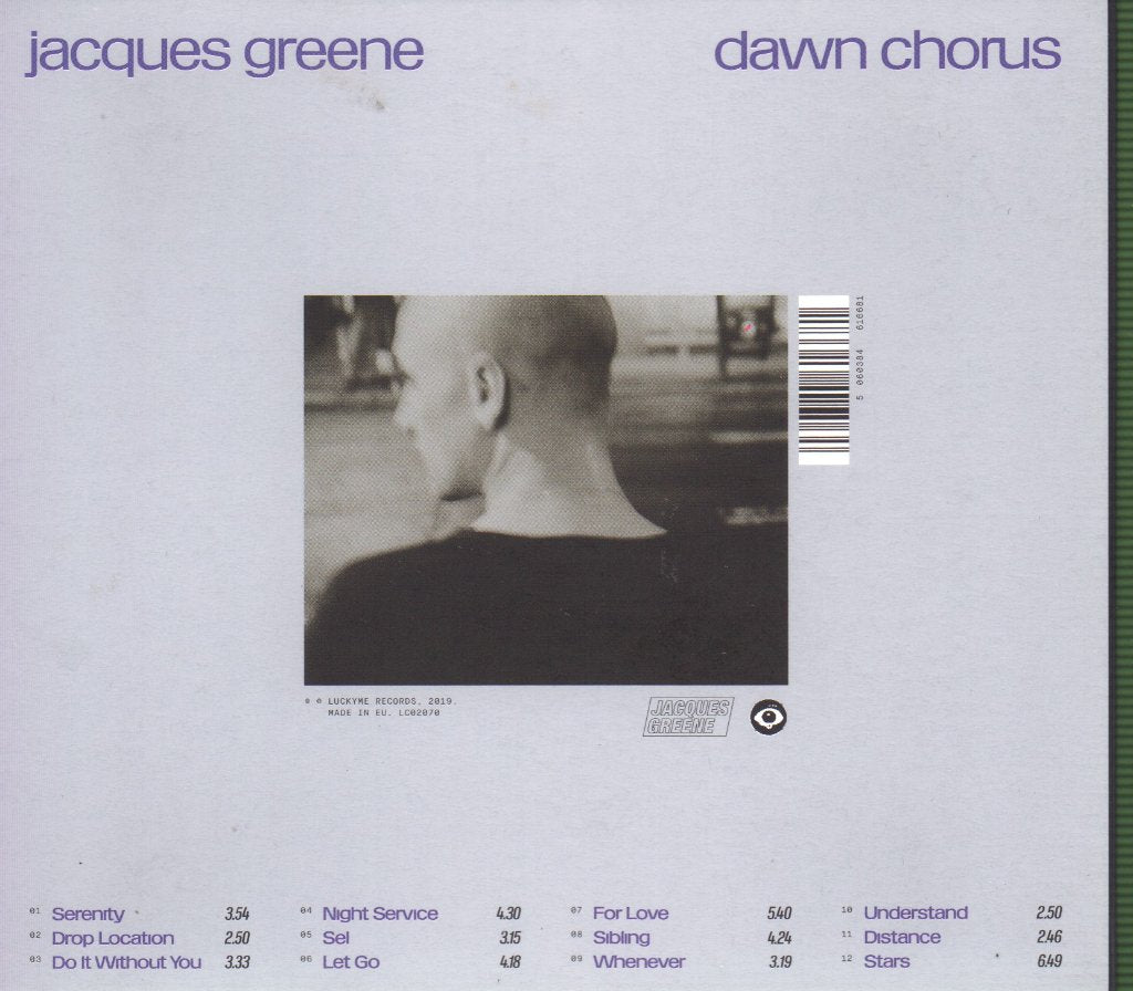 Jacques Greene - Dawn Chorus - Cd