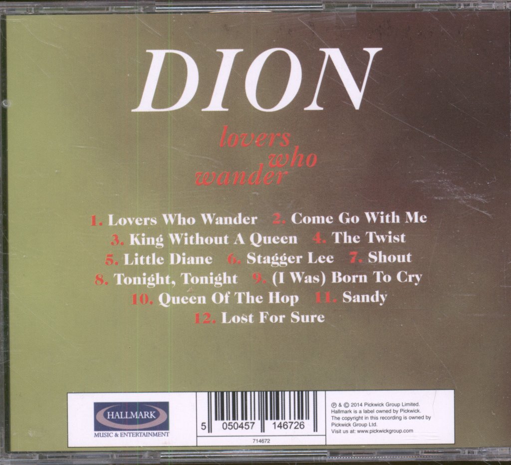 Dion - Lovers Who Wander - Cd