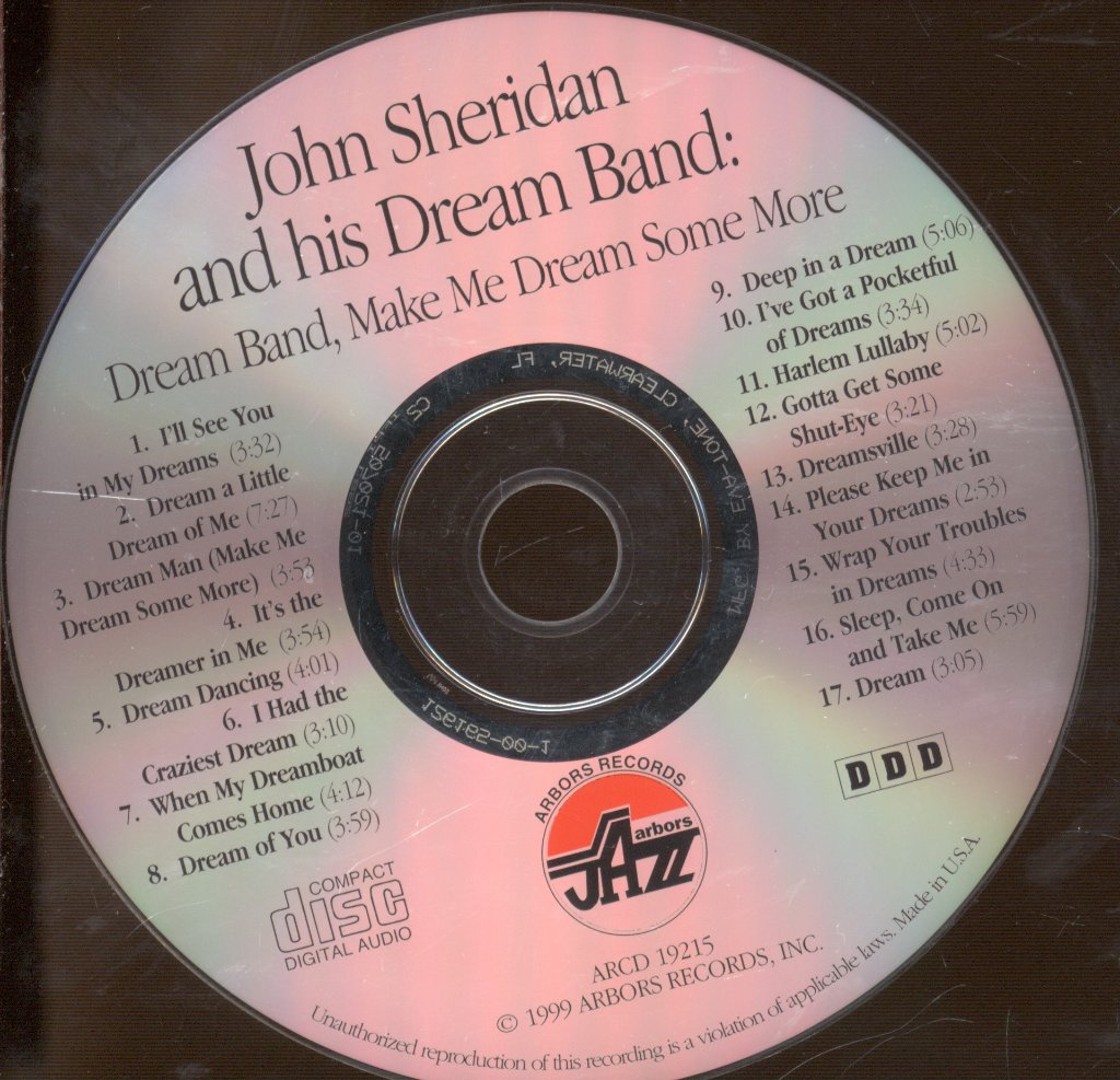John Sheridan's Dream Band - Make Me Dream Some More - Cd