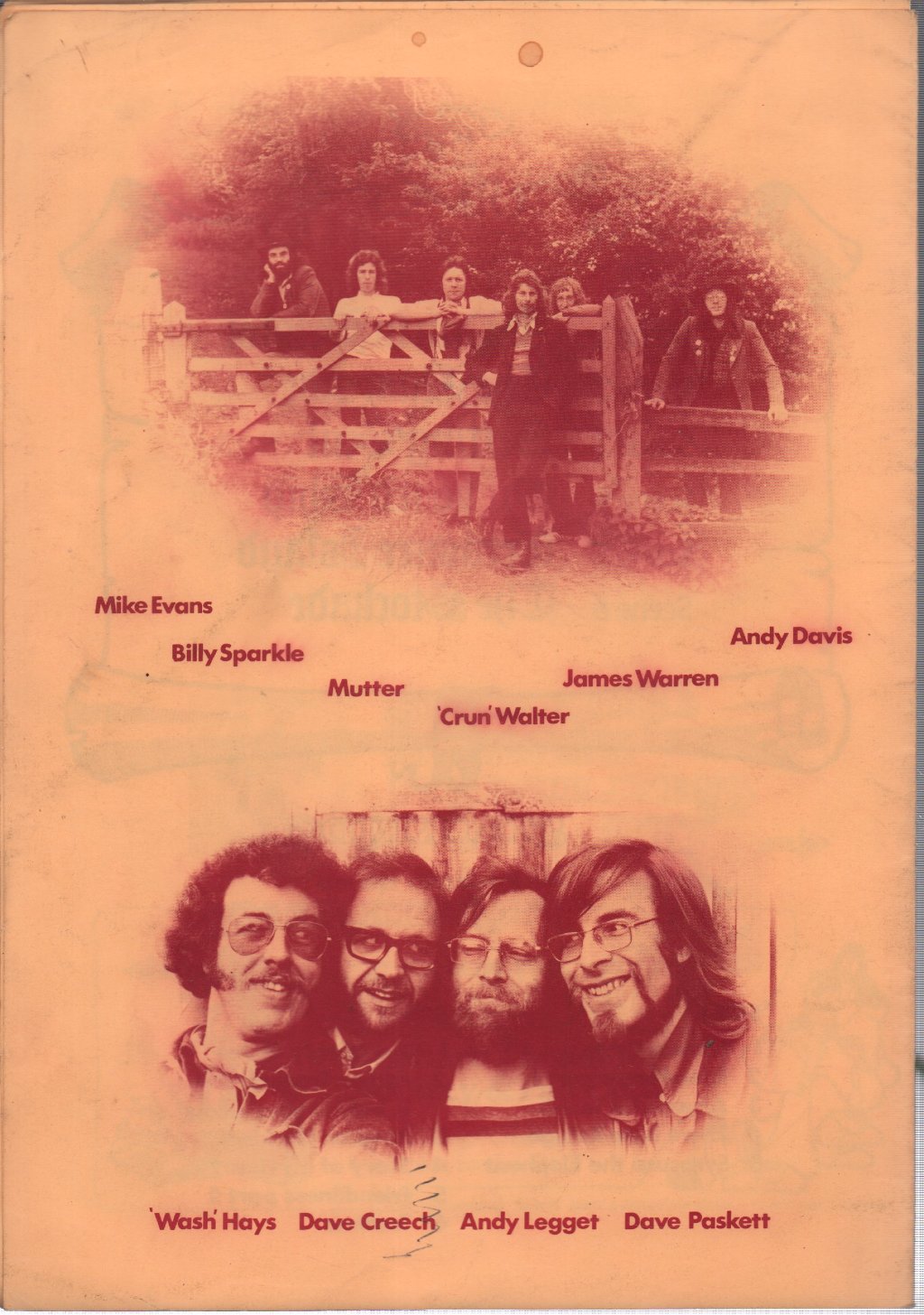 Stackridge - Treasure Island - Concert Programme