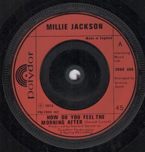 Millie Jackson - How Do You Feel The Morning After - 7 Inch