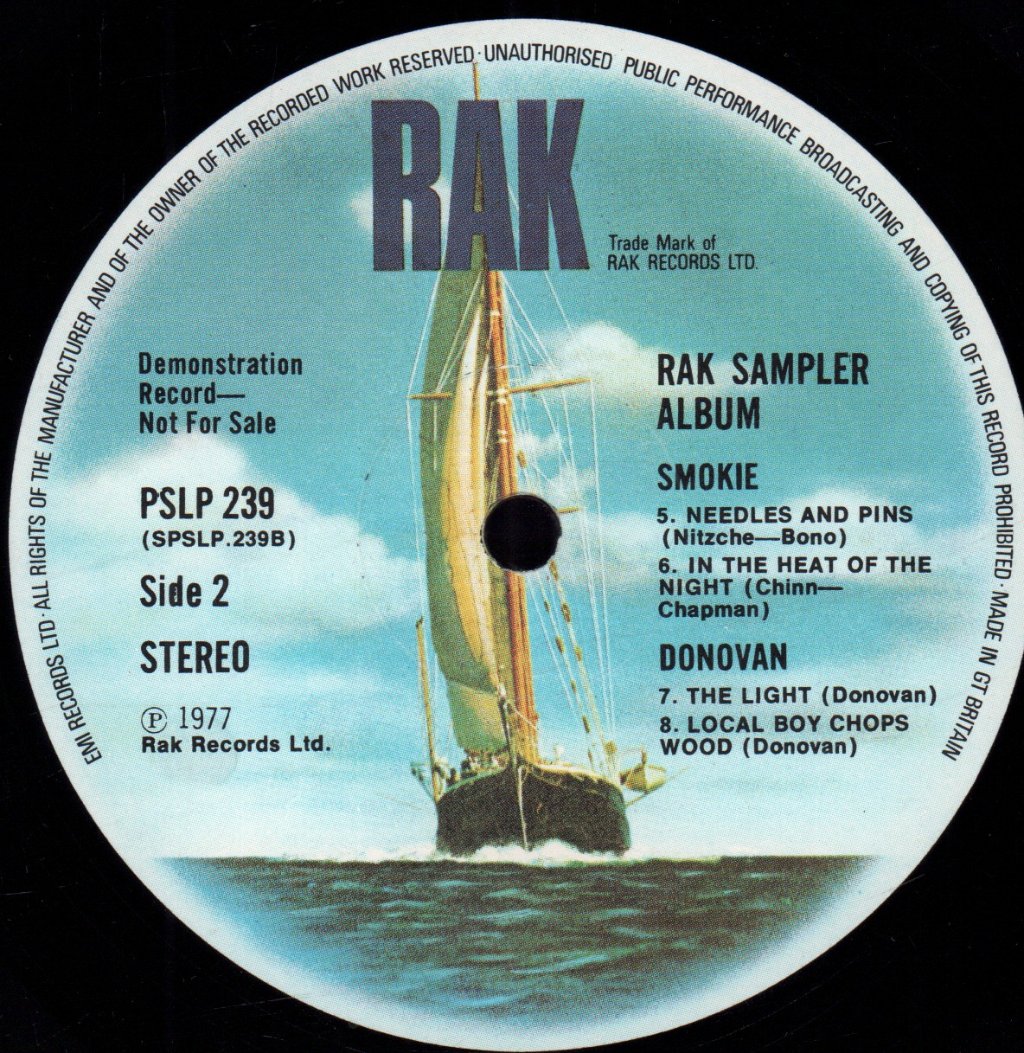 Various Artists - Rak Sampler Album - Lp