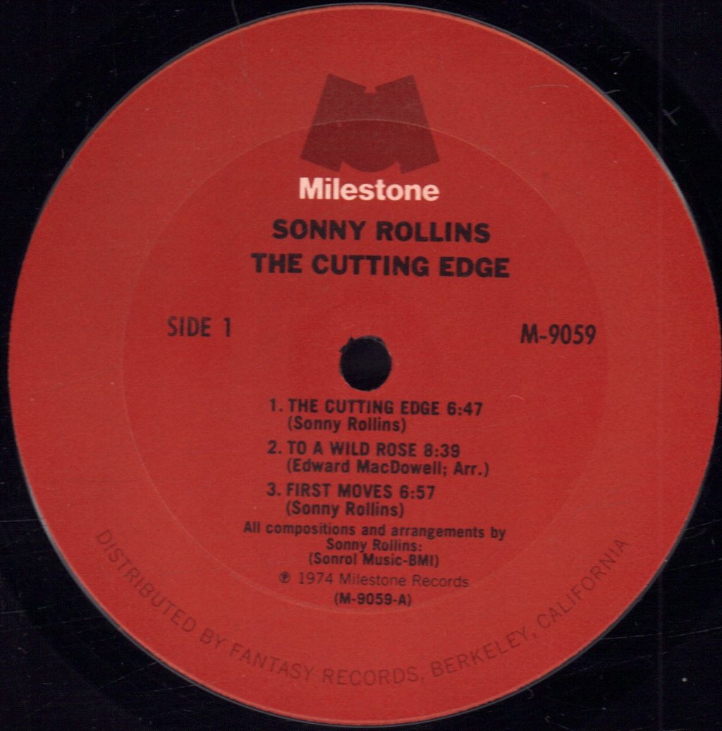 Sonny Rollins - Cutting Edge - Lp