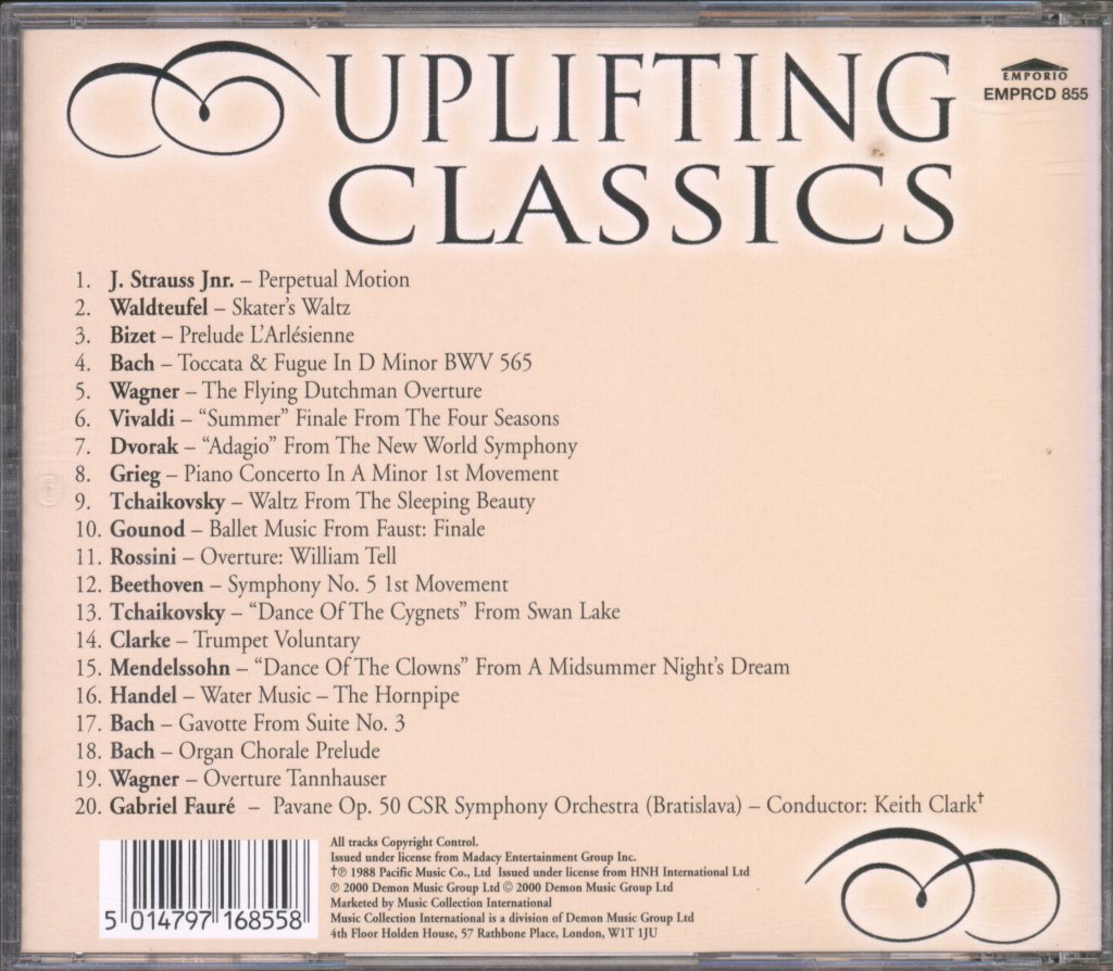 Various Artists - Uplifting Classics Celebration - Cd