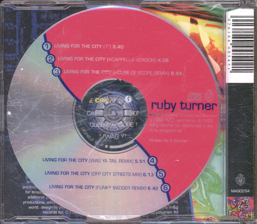 Ruby Turner - Living For The City - Cd