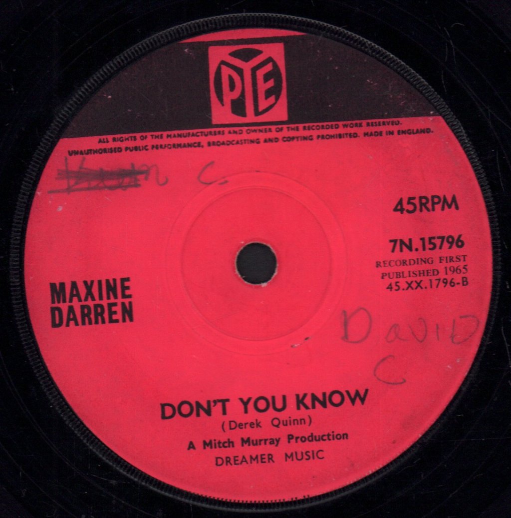 Maxine Darren - How Can I Hide It From My Heart - 7 Inch