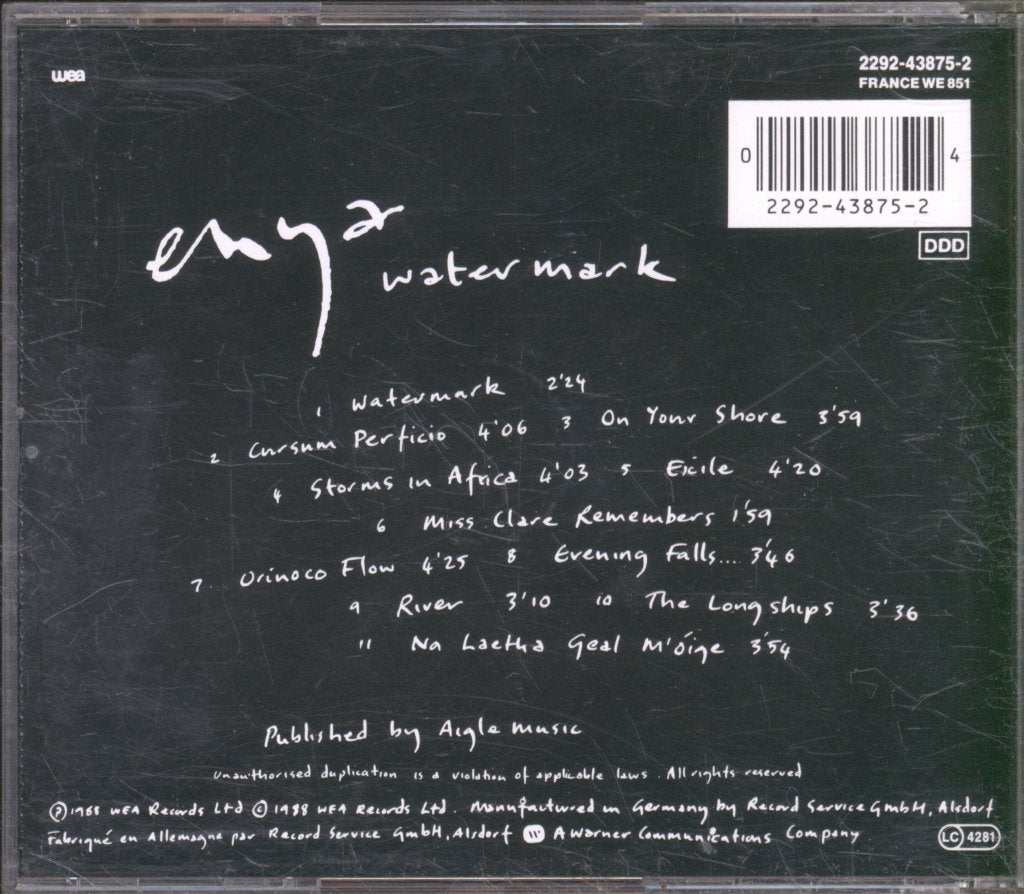 Enya - Watermark - Cd
