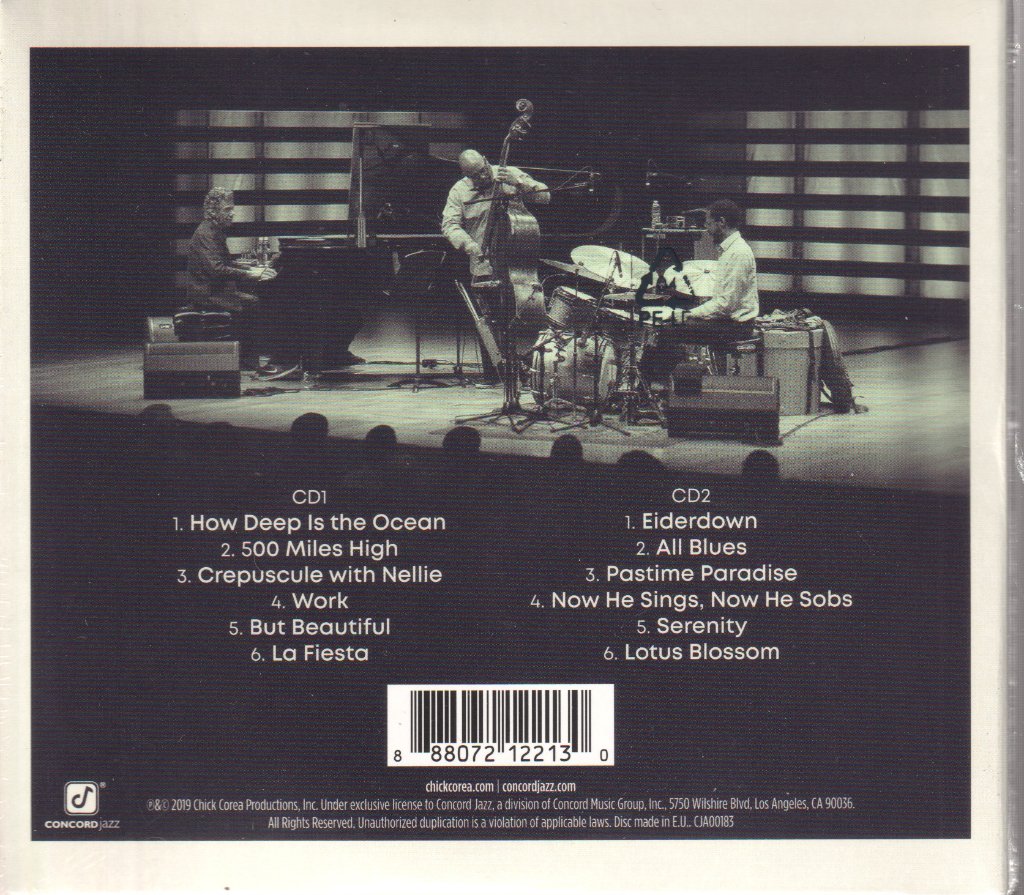 Chick Corea, Christian McBride, Brian Blade - Trilogy 2 - Double Cd