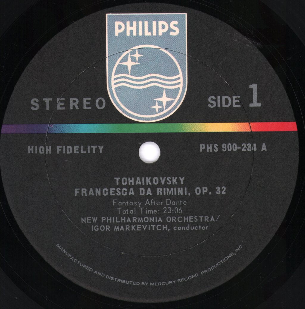 Igor Markevitch / New Philharmonia Orchestra - Tchaikovsky - Francesca Da Rimini / Hamlet - Lp