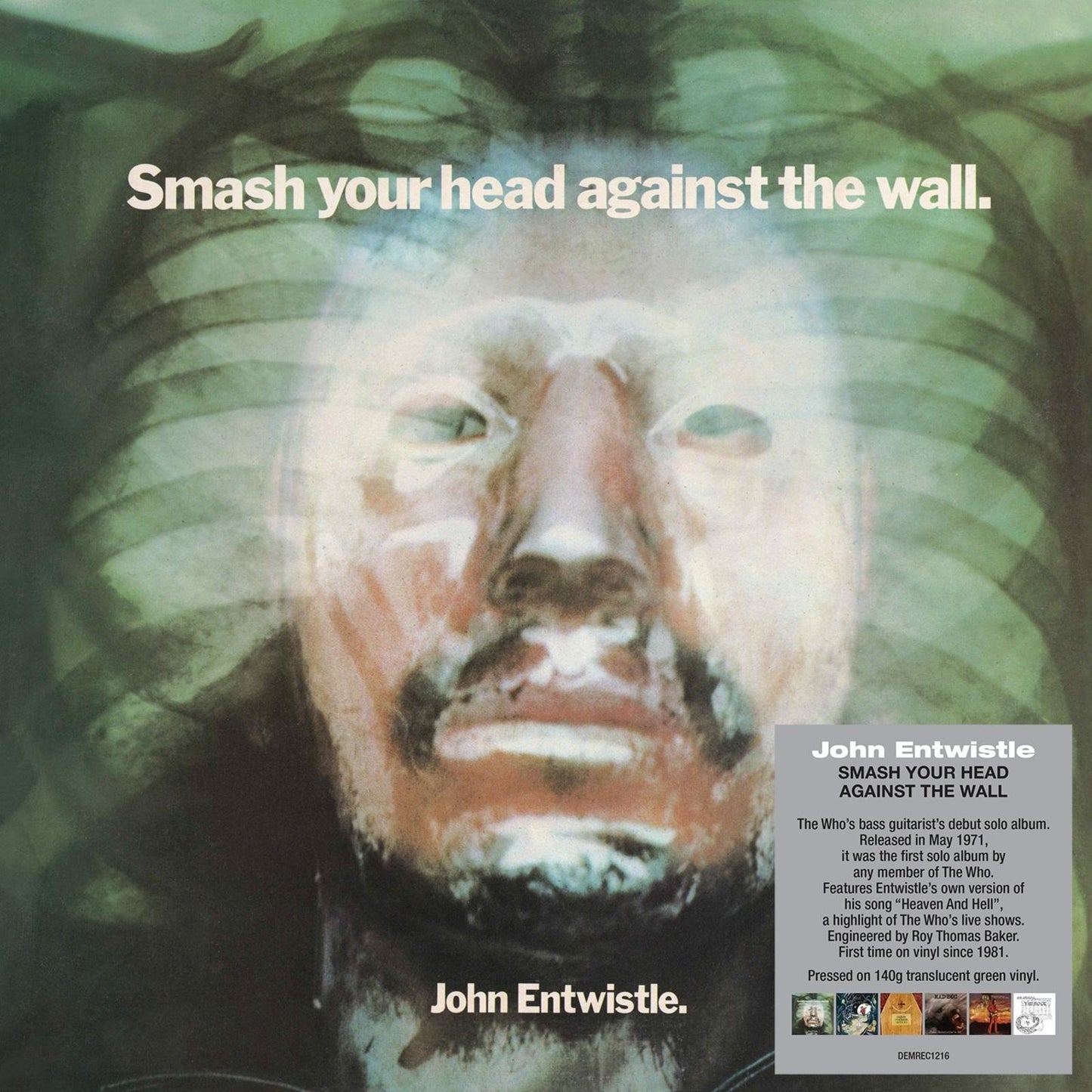 John Entwistle - John Entwistle: Smash Your Head Against the Wall (Translucent Green Colour Vinyl) - Lp