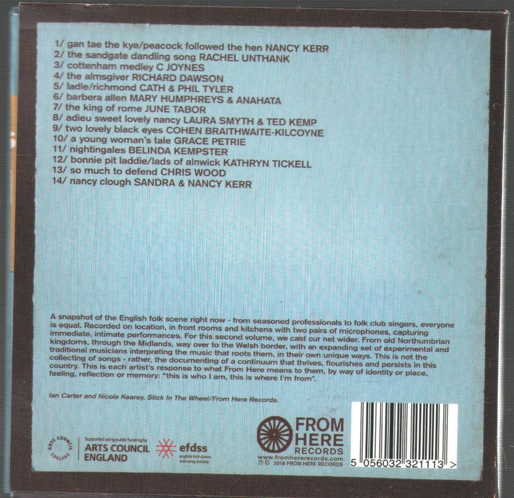 Various Artists - From Here: English Folk Field Recordings Volume 2 - Cd