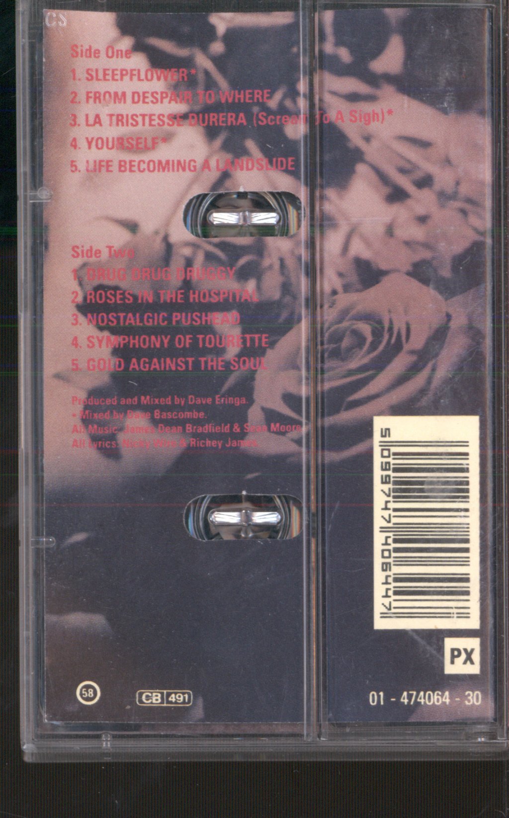 Manic Street Preachers - Gold Against The Soul - Cassette