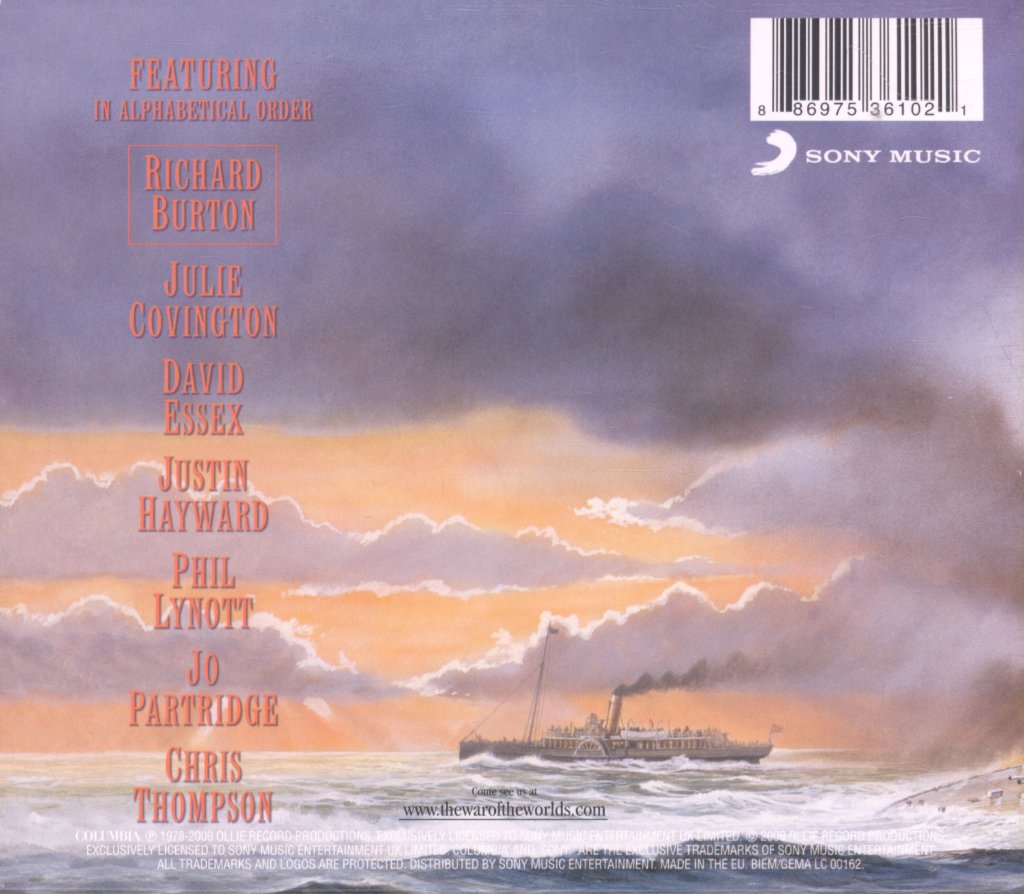 Various Artists - Jeff Wayne's Musical Version Of The War Of The Worlds - Double Cd