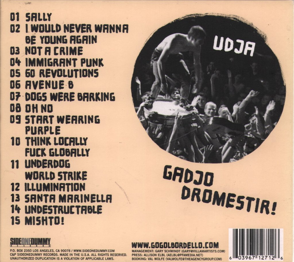 Gogol Bordello - Gypsy Punks (Underdog World Strike) - Cd