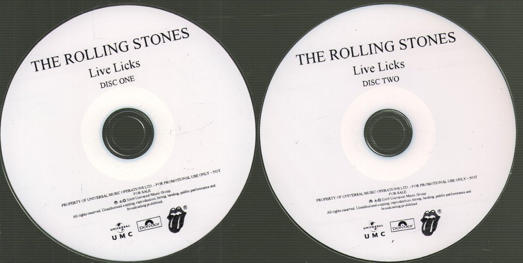 Rolling Stones - Live Licks - Double Cd