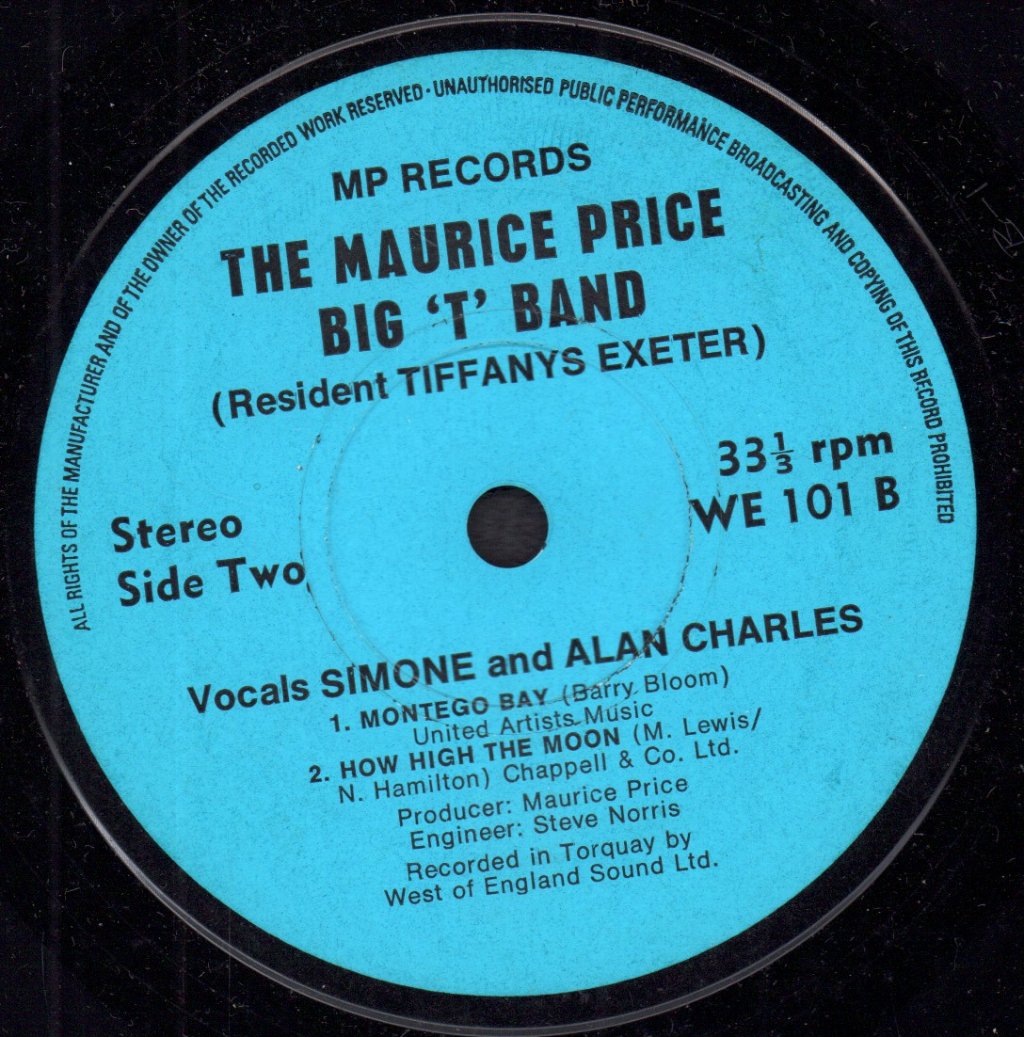Maurice Price Big T Band - Knock On Wood - 7 Inch