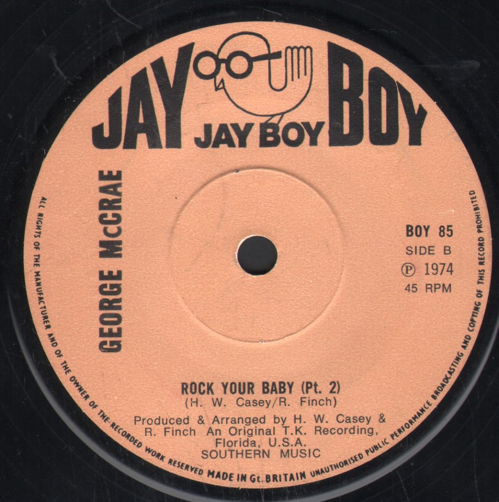 George McCrae - Rock Your Baby - 7 Inch