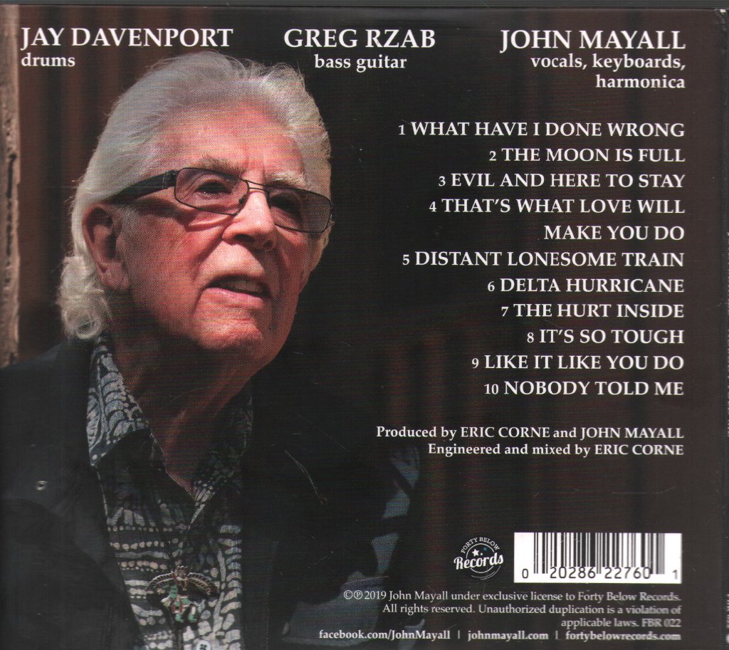 John Mayall - Nobody Told Me - Cd