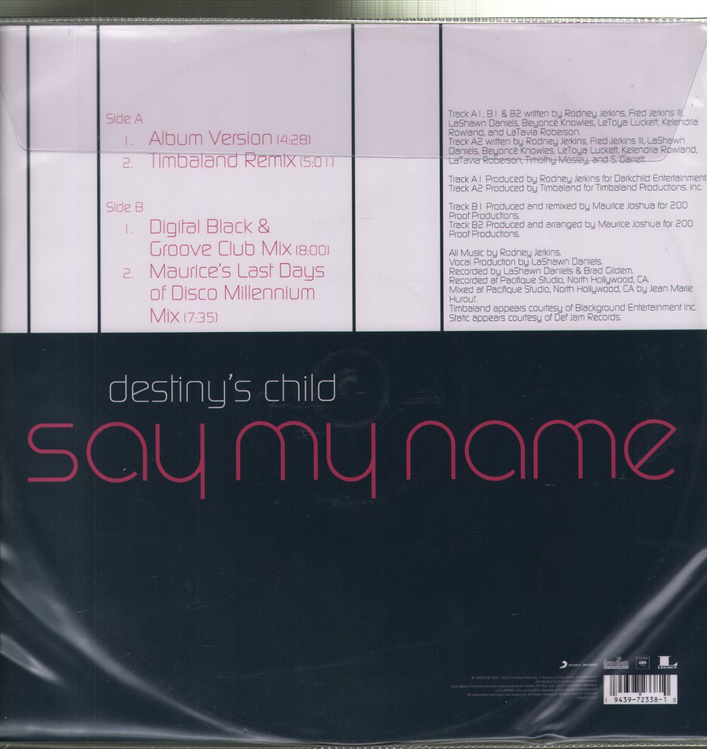 Destiny's Child - Say My Name - 12 Inch