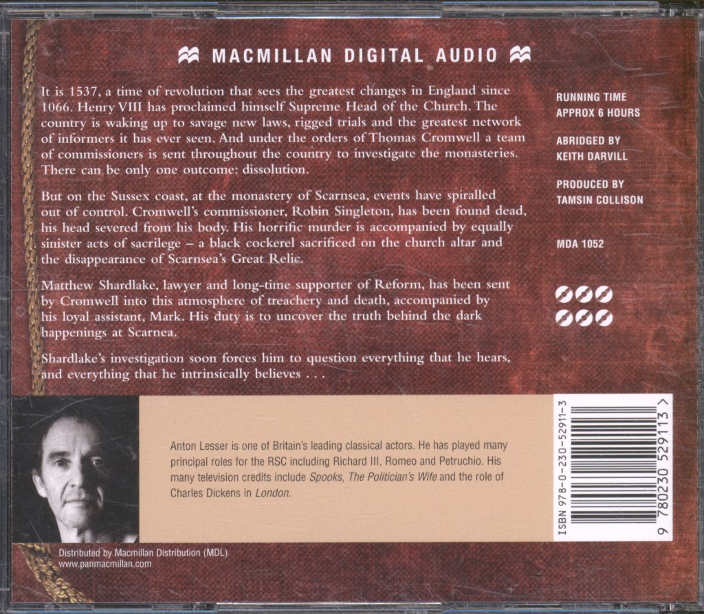 Anton Lesser - C J Sansom - Dissolution - Cd Set