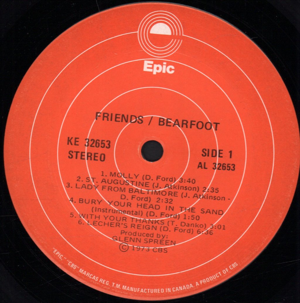 Bearfoot - Friends - Lp