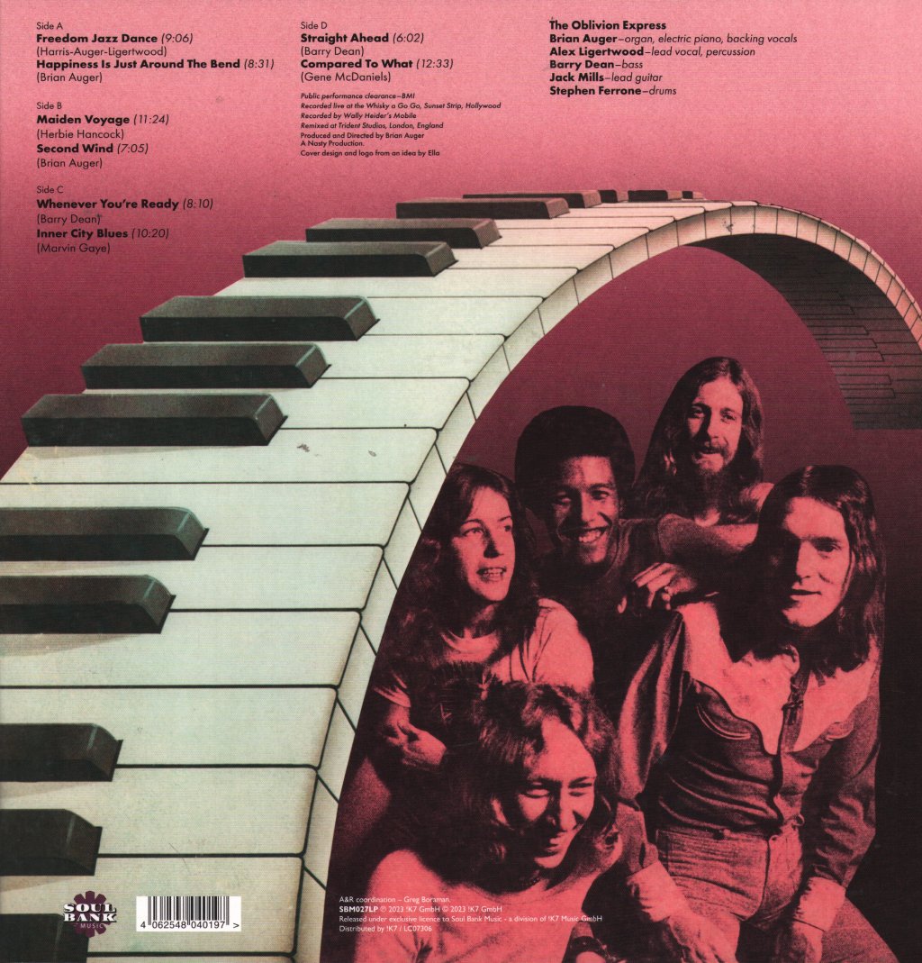 Brian Auger's Oblivion Express - Live Oblivion Vol.2 - Double Lp