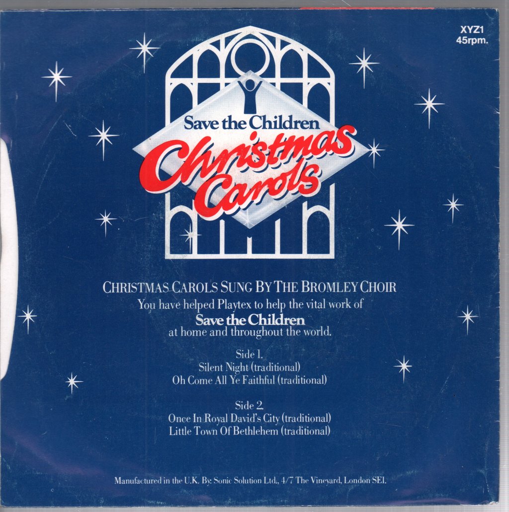 Bromley Choir - Save The Children - Christmas Carols - 7 Inch