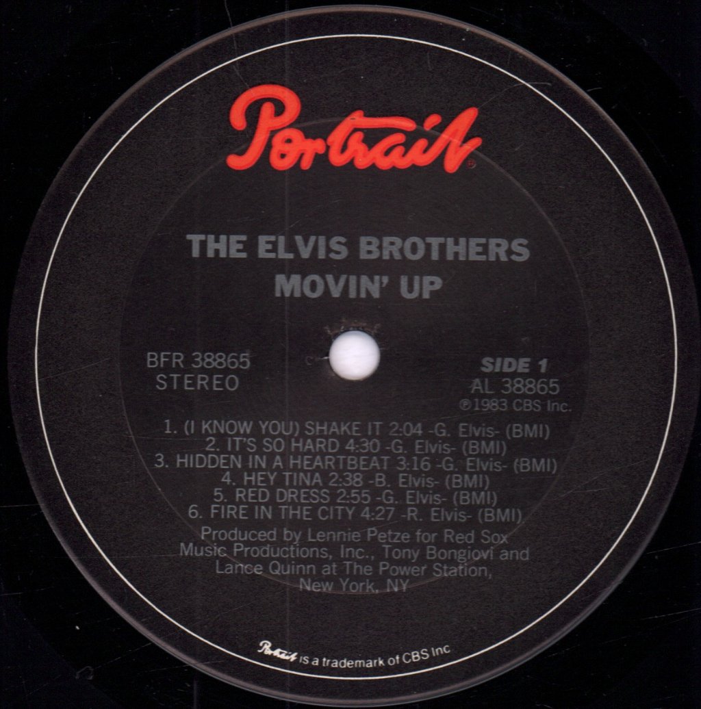 Elvis Brothers - Movin' Up - Lp