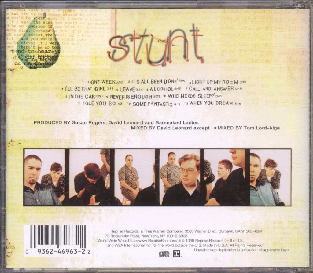 Barenaked Ladies - Stunt - Cd