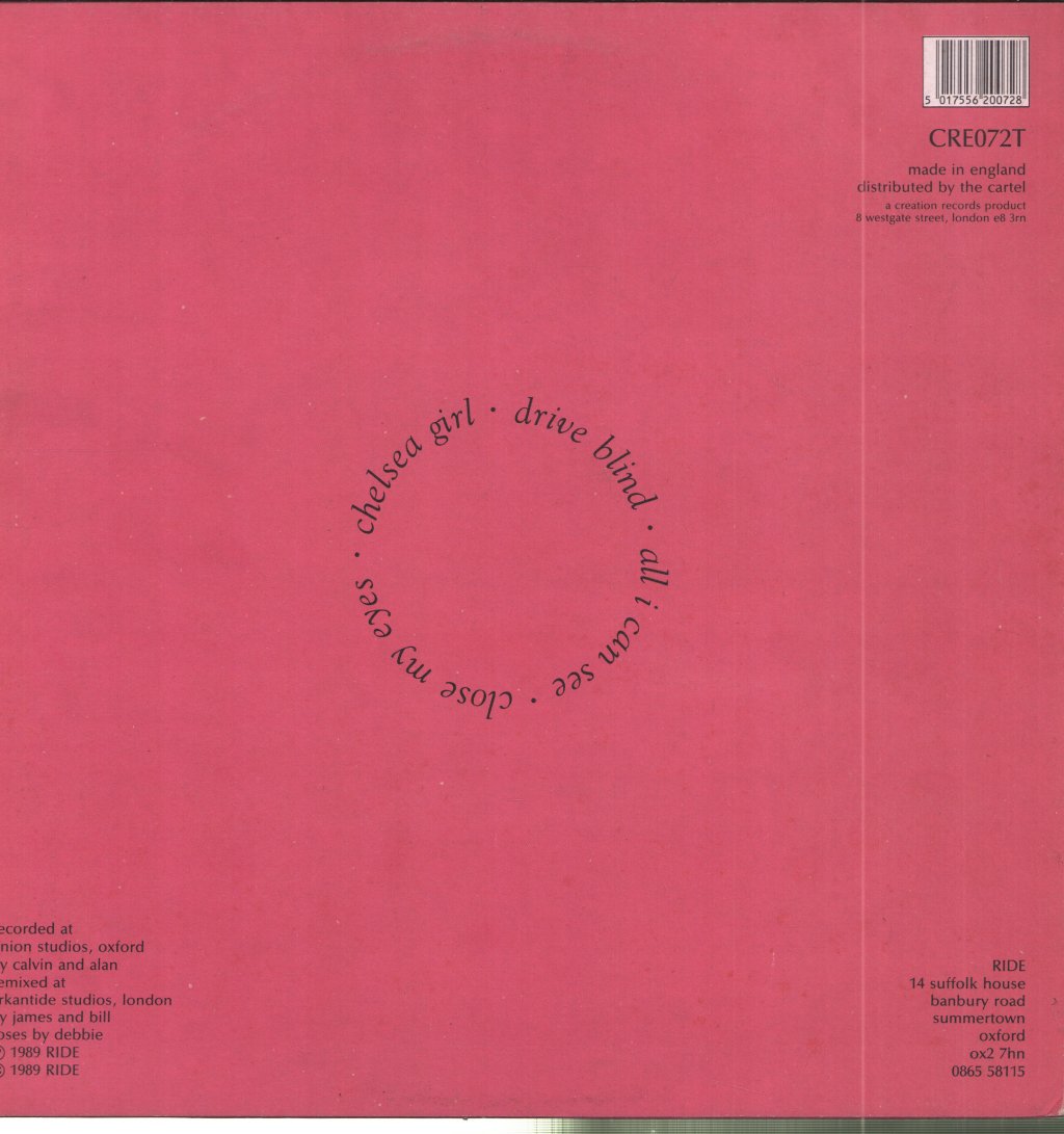 Ride - Ride - 12 Inch