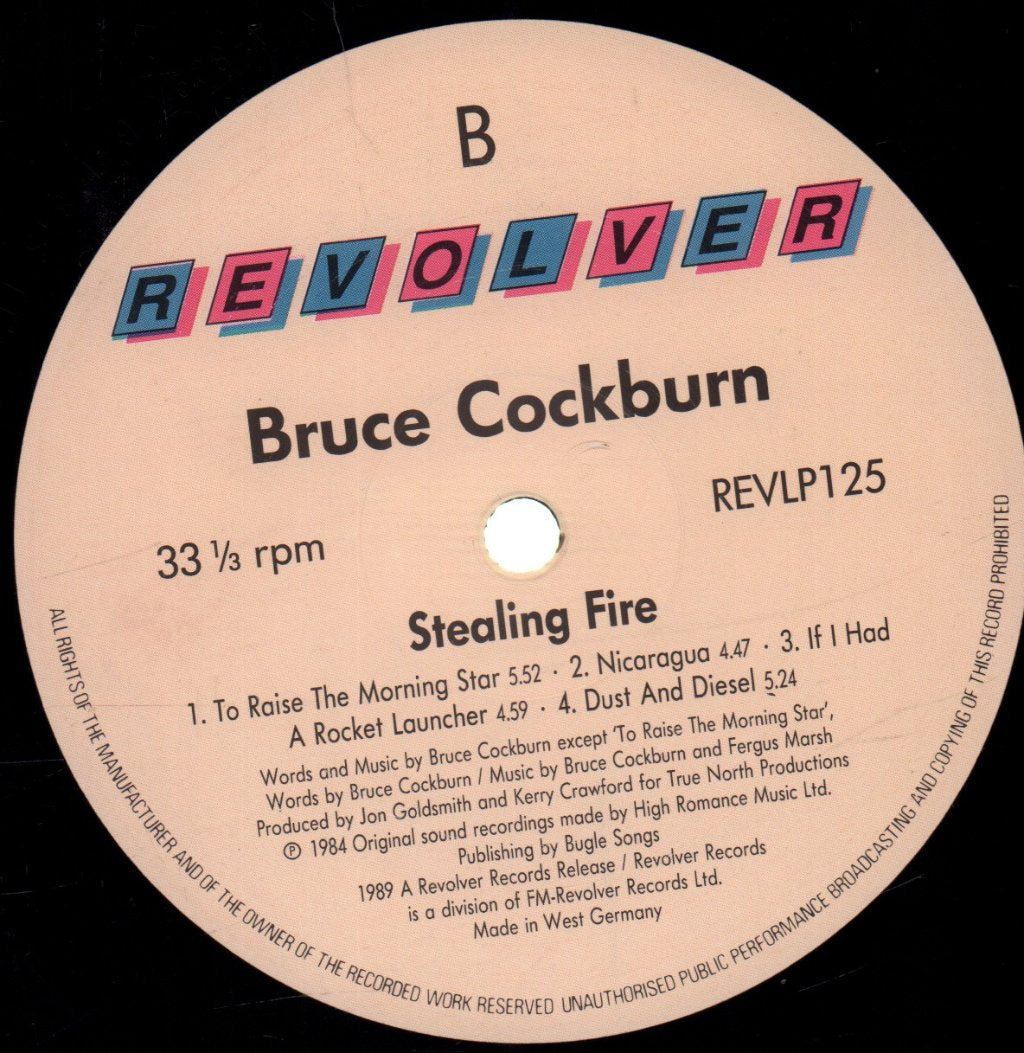 Bruce Cockburn - Stealing Fire - Lp