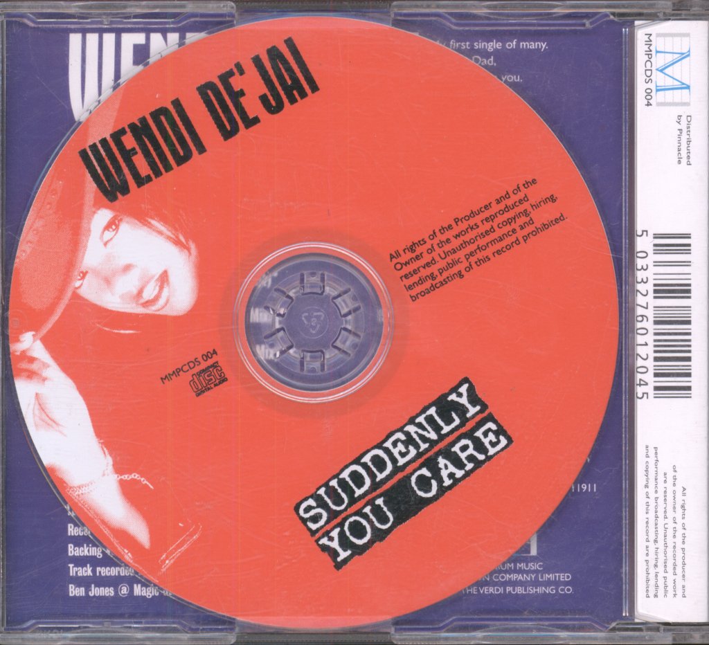 Wendi De'jai - Suddenly You Care - Cd