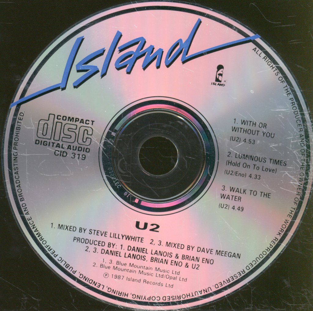 U2 - With Or Without You - Cd