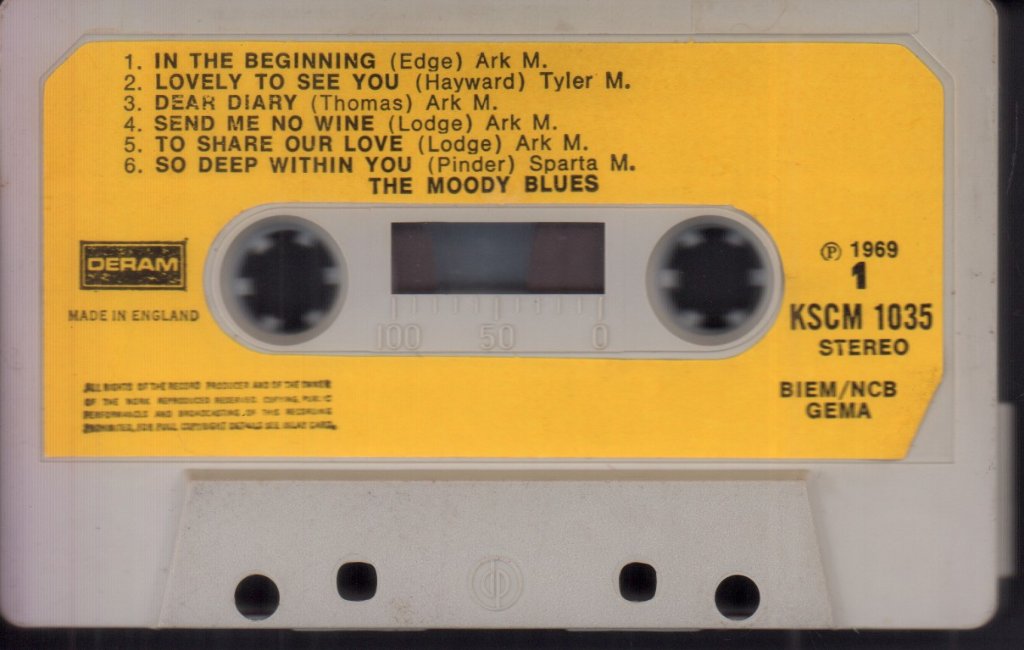 Moody Blues - On The Threshold Of A Dream - Cassette