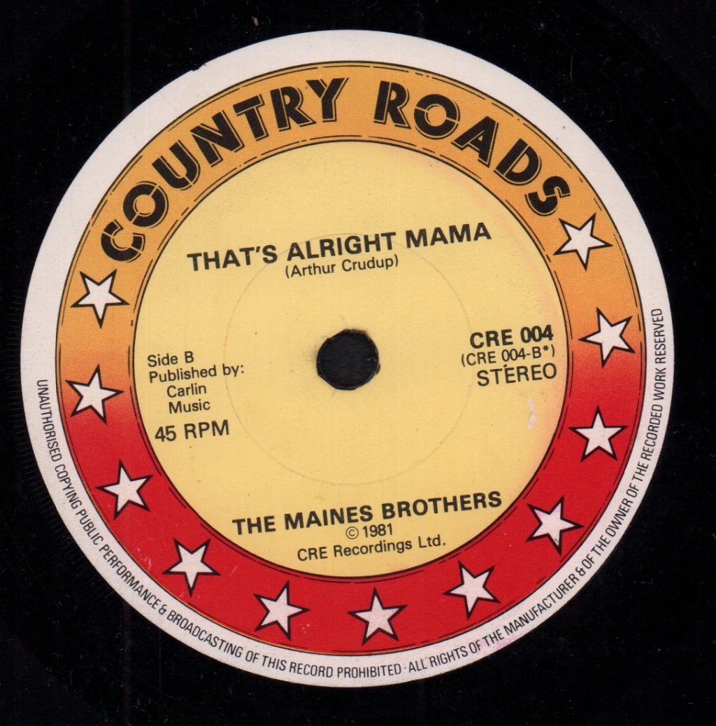 Maines Brothers - Amarillo Highway - 7 Inch