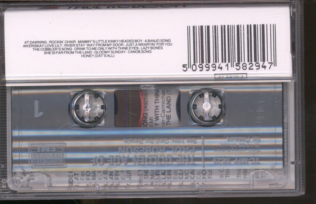 Paul Robeson - Golden Age Of Paul Robeson - Cassette