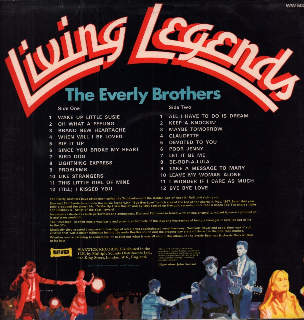 Everly Brothers - Living Legends - Lp