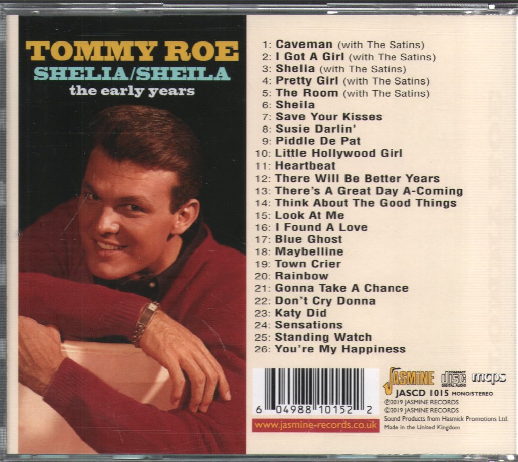 Tommy Roe - Shelia/Sheila: The Early Years - Cd
