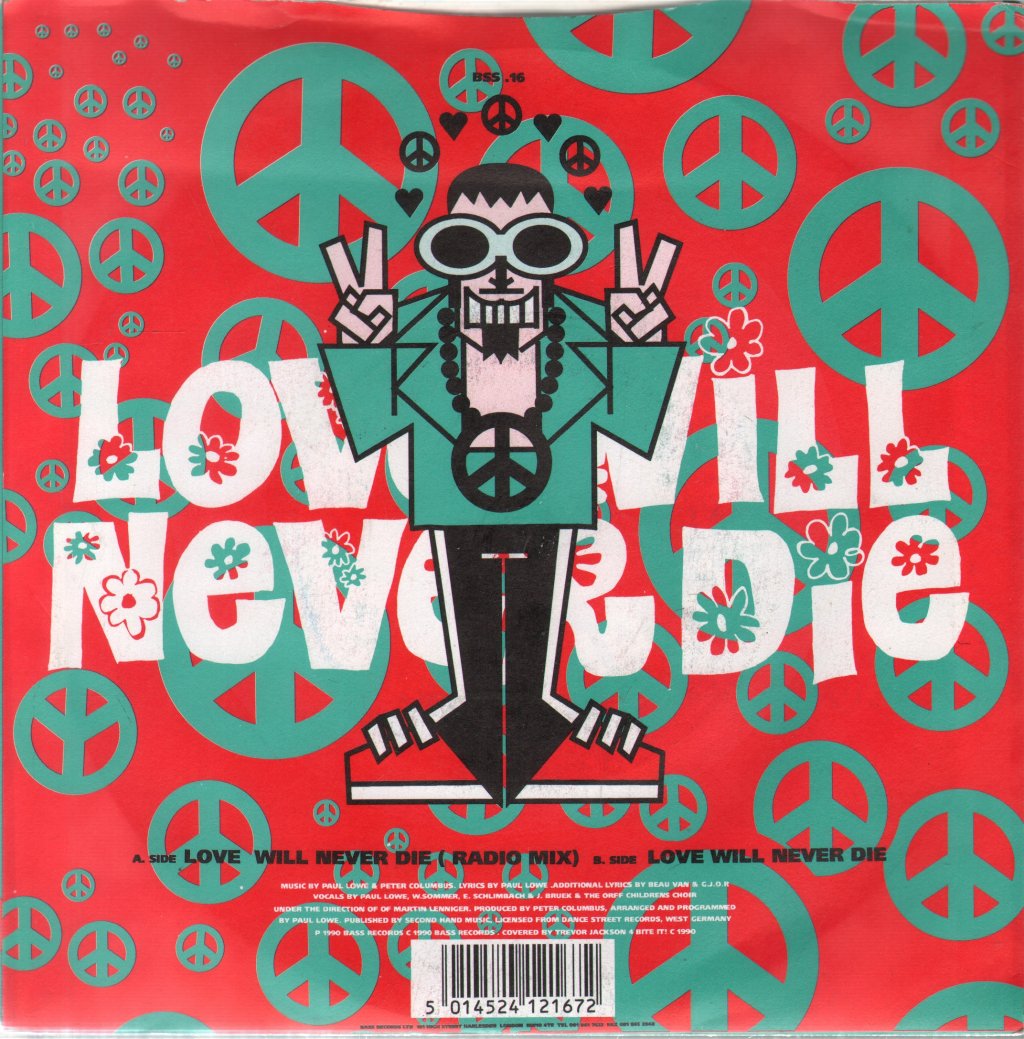 Peace Train - Love Will Never Die - 7 Inch