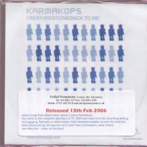 Karmakops - Creatures/Come Back To Me - Cdr