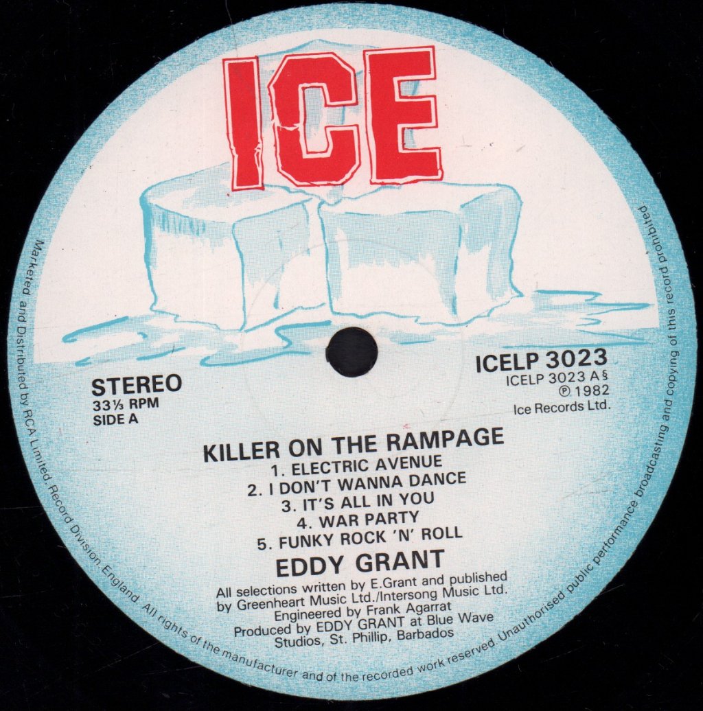 Eddy Grant - Killer On The Rampage - Lp