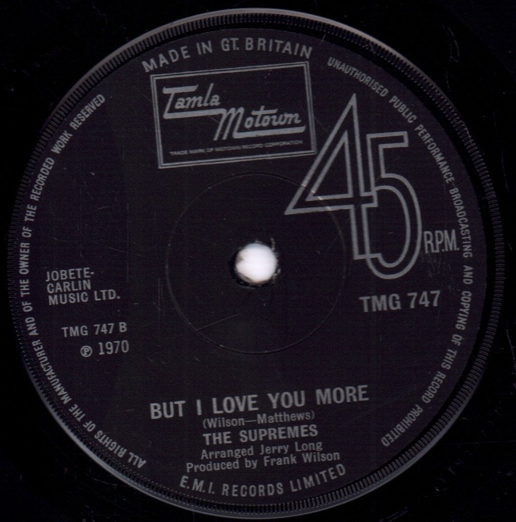 Supremes - Everybody's Got The Right To Love - 7 Inch