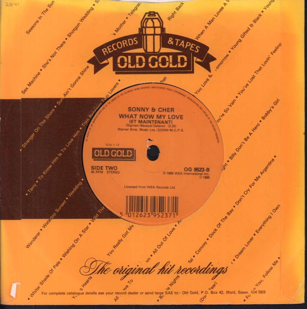 Sonny And Cher - I Got You Babe - 7 Inch