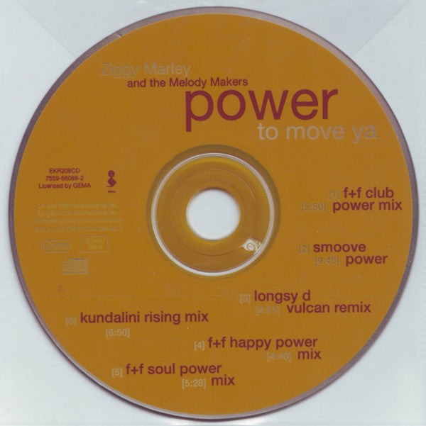 Ziggy Marley And The Melody Makers - Power To Move Ya - Cd