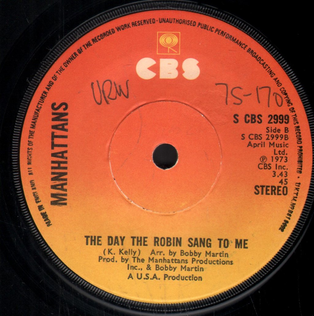 Manhattans - Don't Take Your Love - 7 Inch