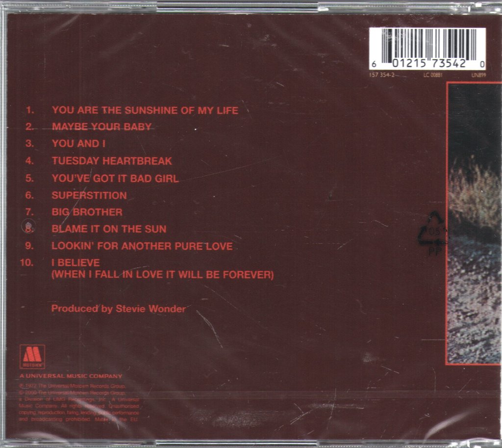 Stevie Wonder - Talking Book - Cd