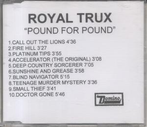 Royal Trux - Pound For Pound - Cdr