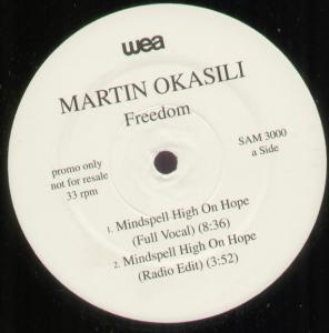 Martin Okasili - Freedom - 12 Inch